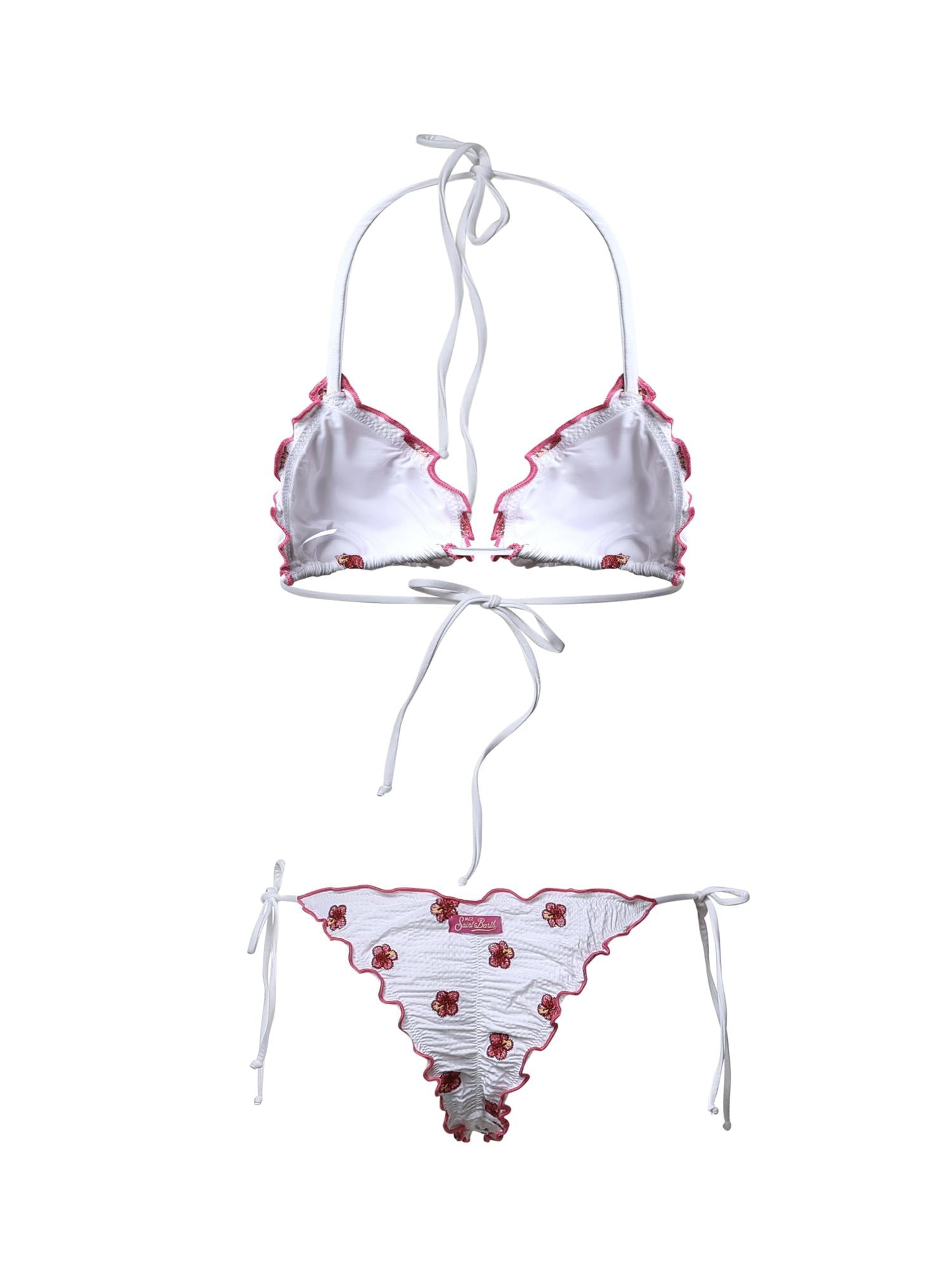 Bikini a triangolo con stampa SAGI001 00636L MC2 SAINT BARTH 