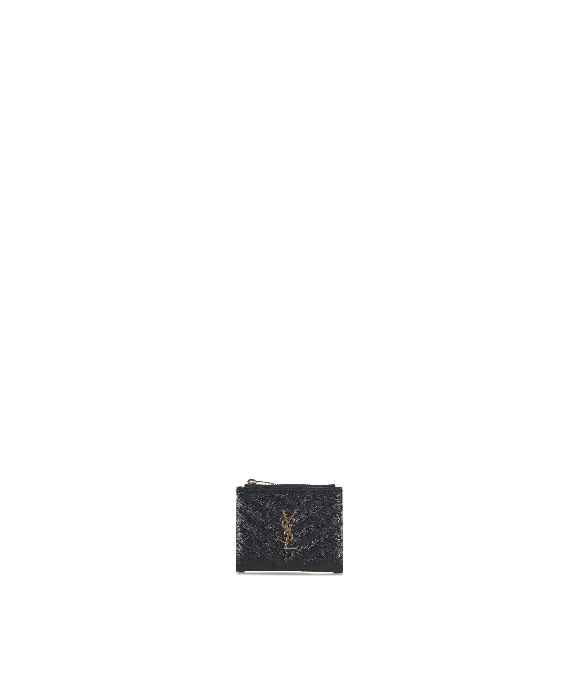 Portafogli bi-fold cassandre matelassè 575879 BOW011000 SAINT LAURENT 