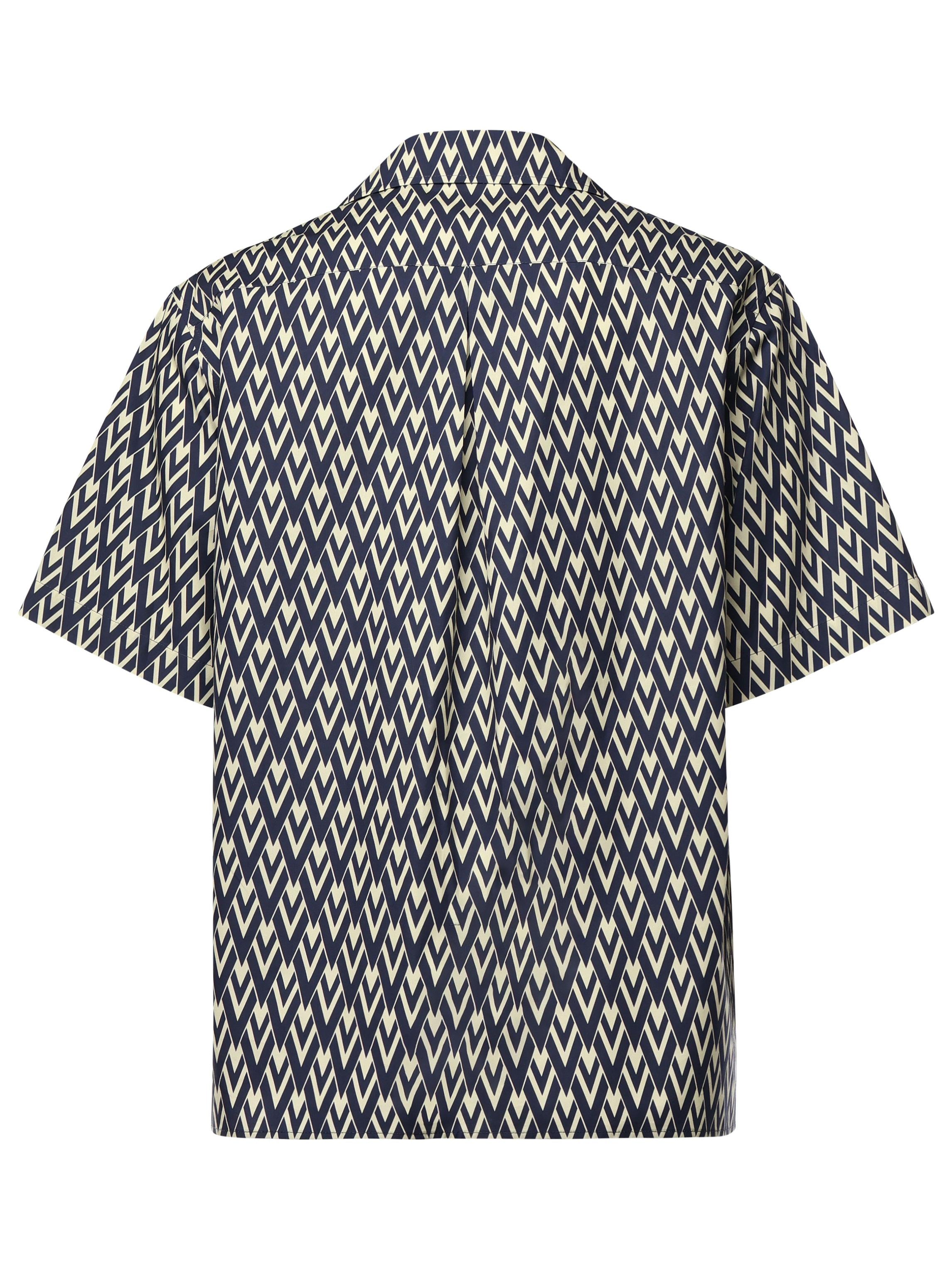 Camicia da bowling con stampa Toute la V all over 6V3AA111 AS0QTD VALENTINO GARAVANI 