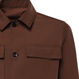 Overshirt James in misto lana MCJAM3687S26 337 MICHAEL COAL 