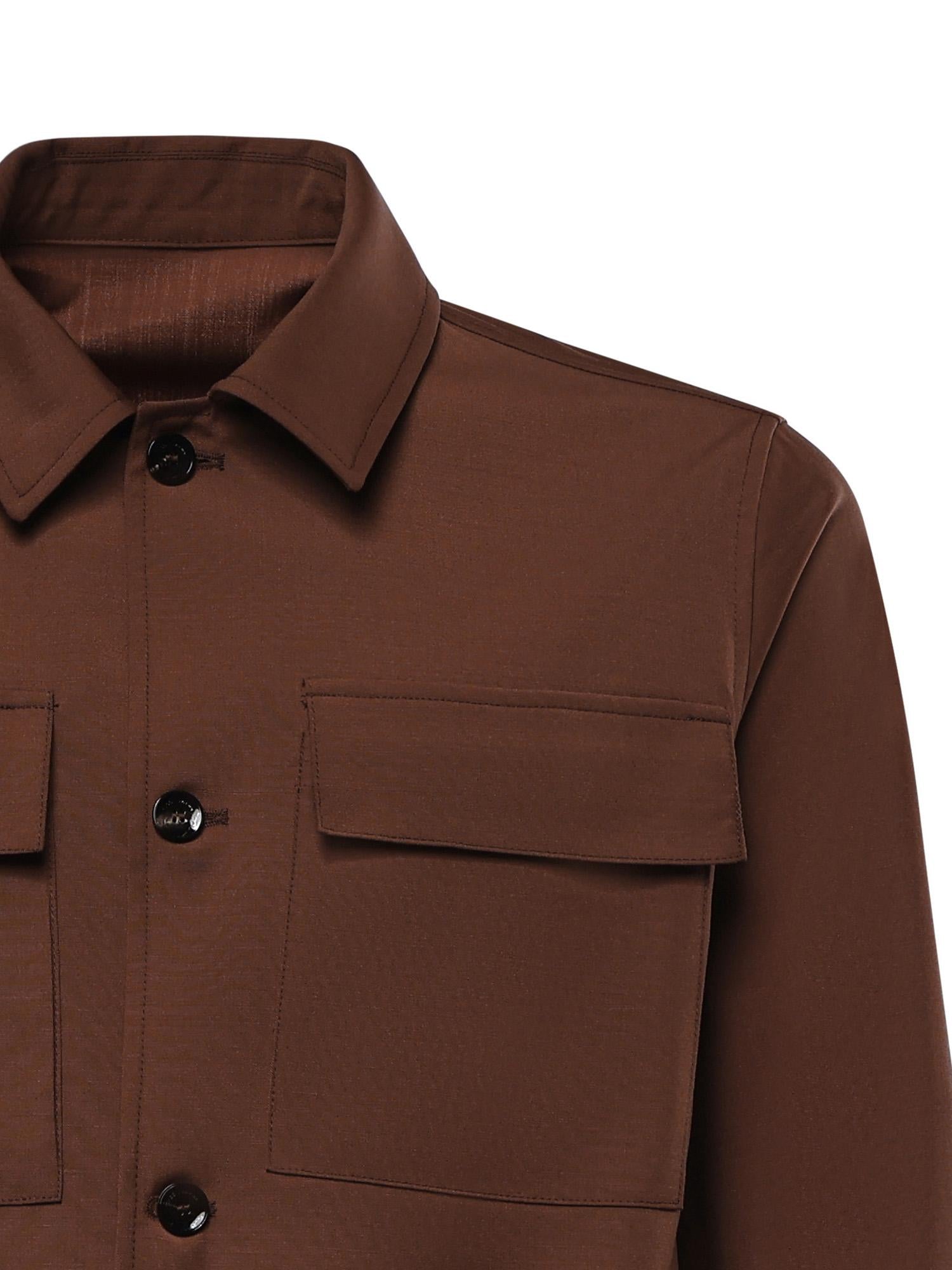 Overshirt James in misto lana MCJAM3687S26 337 MICHAEL COAL 