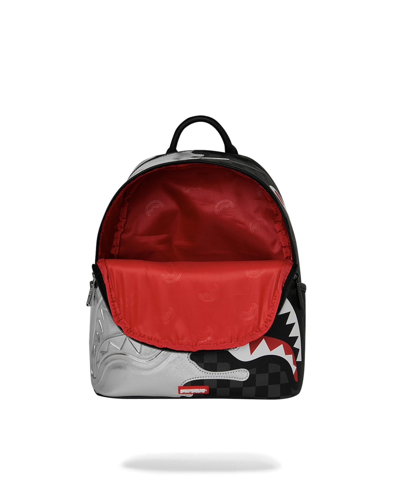 Zaino Savage Silver Side Drip Black Check 910B8922NSZ  SPRAYGROUND 