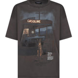 T-shirt con stampa DS034 JF0350DLP3999 DONDUP 