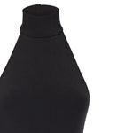 Abito lungo con scollo all'americana COPR238F5022 BLK COPERNI 