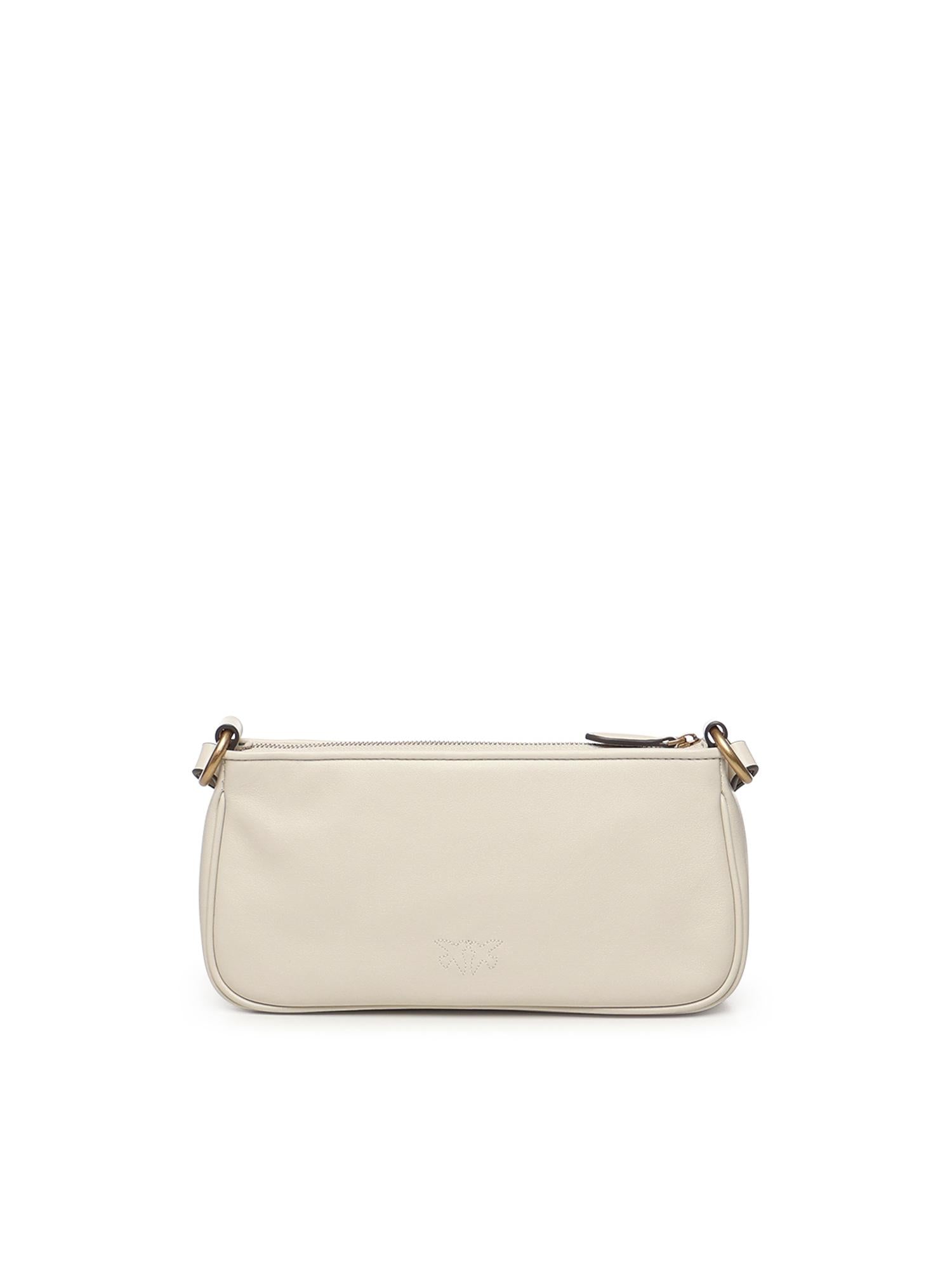 Borsa a tracolla Mini Half Moon Horizontal in pelle 105069 A0QOZ14Q PINKO 