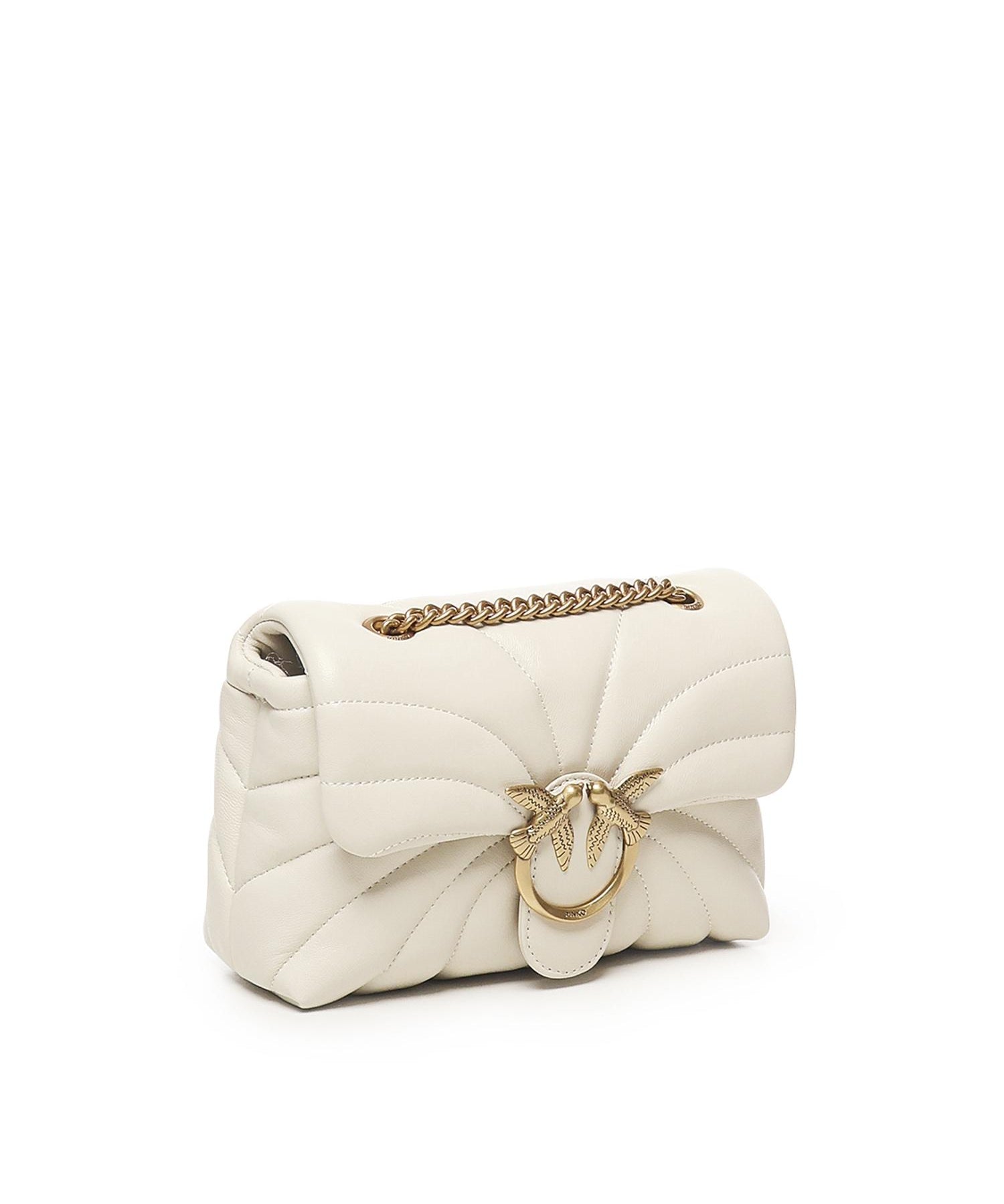 Mini borsa Love Bag Puff Butterfly a tracolla in nappa 100039 A1EXZ14Q PINKO 