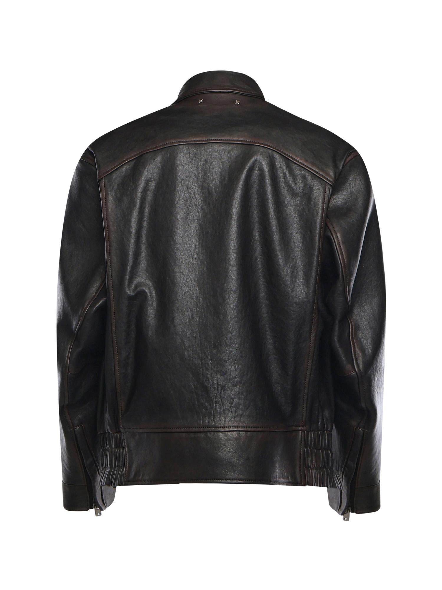 Giacca bomber in nappa GMP02531 P00230140249 GOLDEN GOOSE 