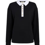 Polo Faithful in jersey di seta 24534219 294 KHAITE 