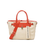 Borsa a spalla Rebecca 73BS8VY01 REBECCAOFF WHITE/CORALLO V° 73 