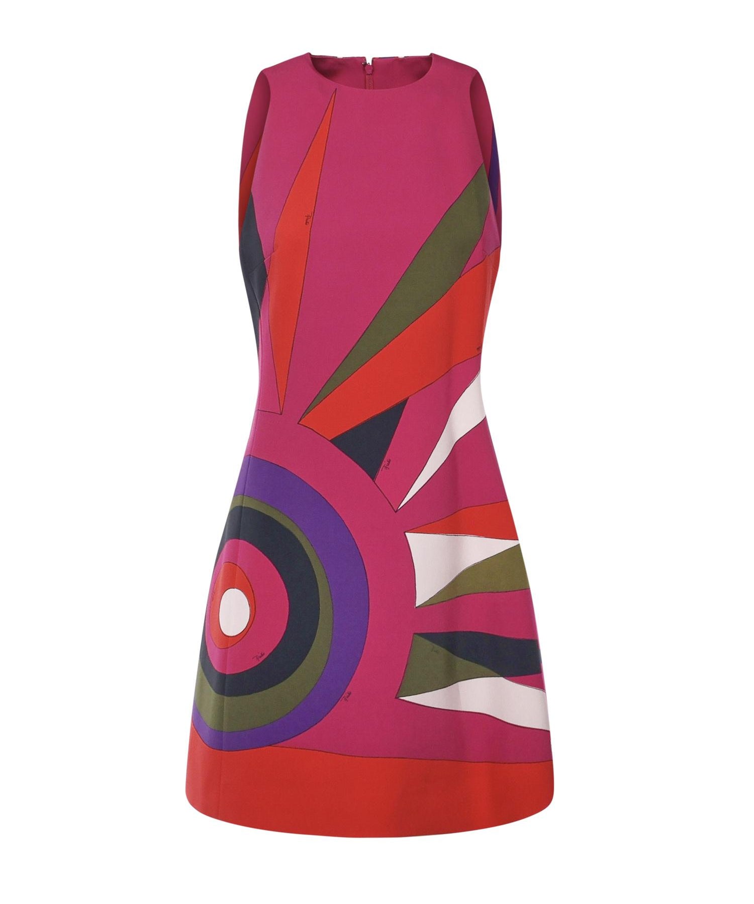 Abito a trapezio con stampa hawaiana 5URG42 5U849030 PUCCI 