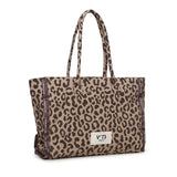 Borsa shopping Milene con logo 73BS9MV01M ILENEBEIGE/MORO V° 73 