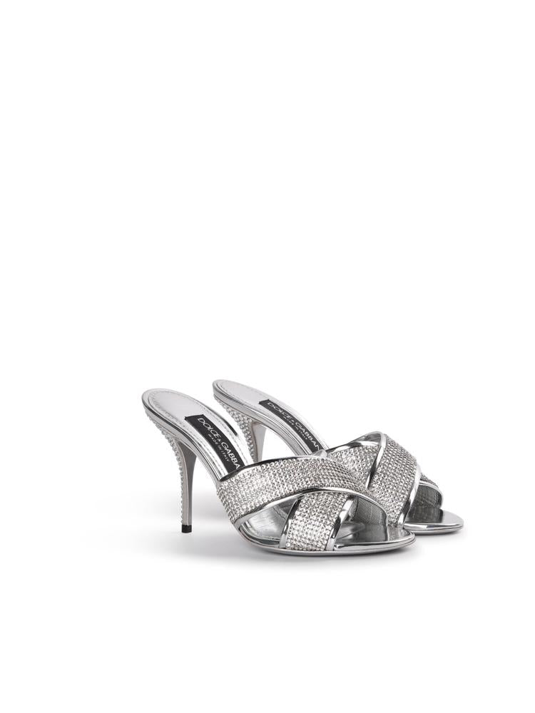 Mule in crystal mesh CR1225 AY0218B672 DOLCE & GABBANA 