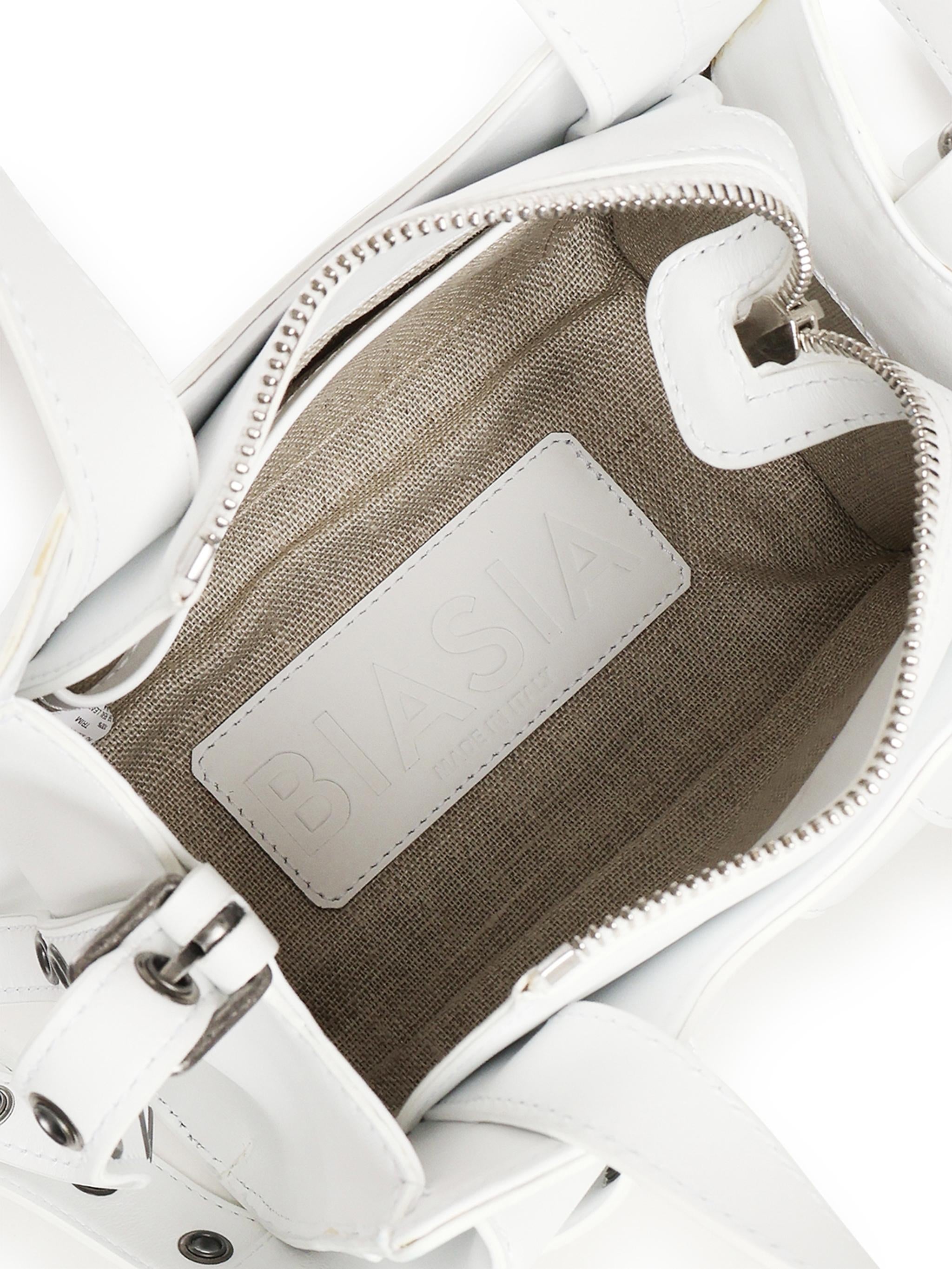 Borsa a spalla Y2K FBBP70004 -BIANCO/SILV ANT BIASIA 