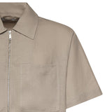 Camicia Derby in lino e viscosa 026ST167LI CAMEL WOC 