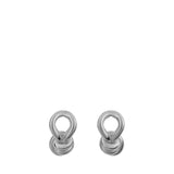 Orecchini a cerchio in argento 815944 V50708117 BOTTEGA VENETA 