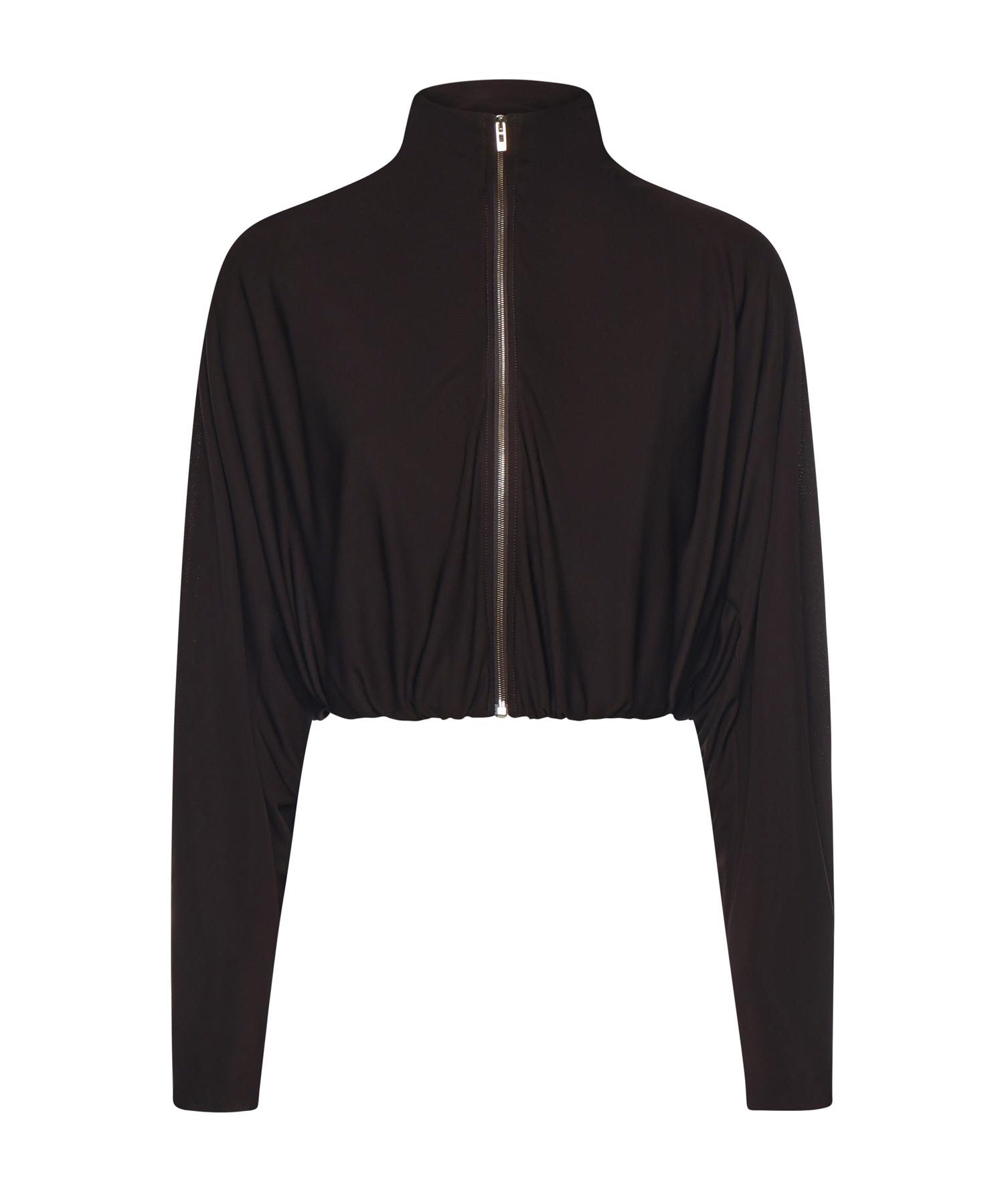 Giacca drappeggiata in jersey AA9V1238J077C 994 ALAIA 