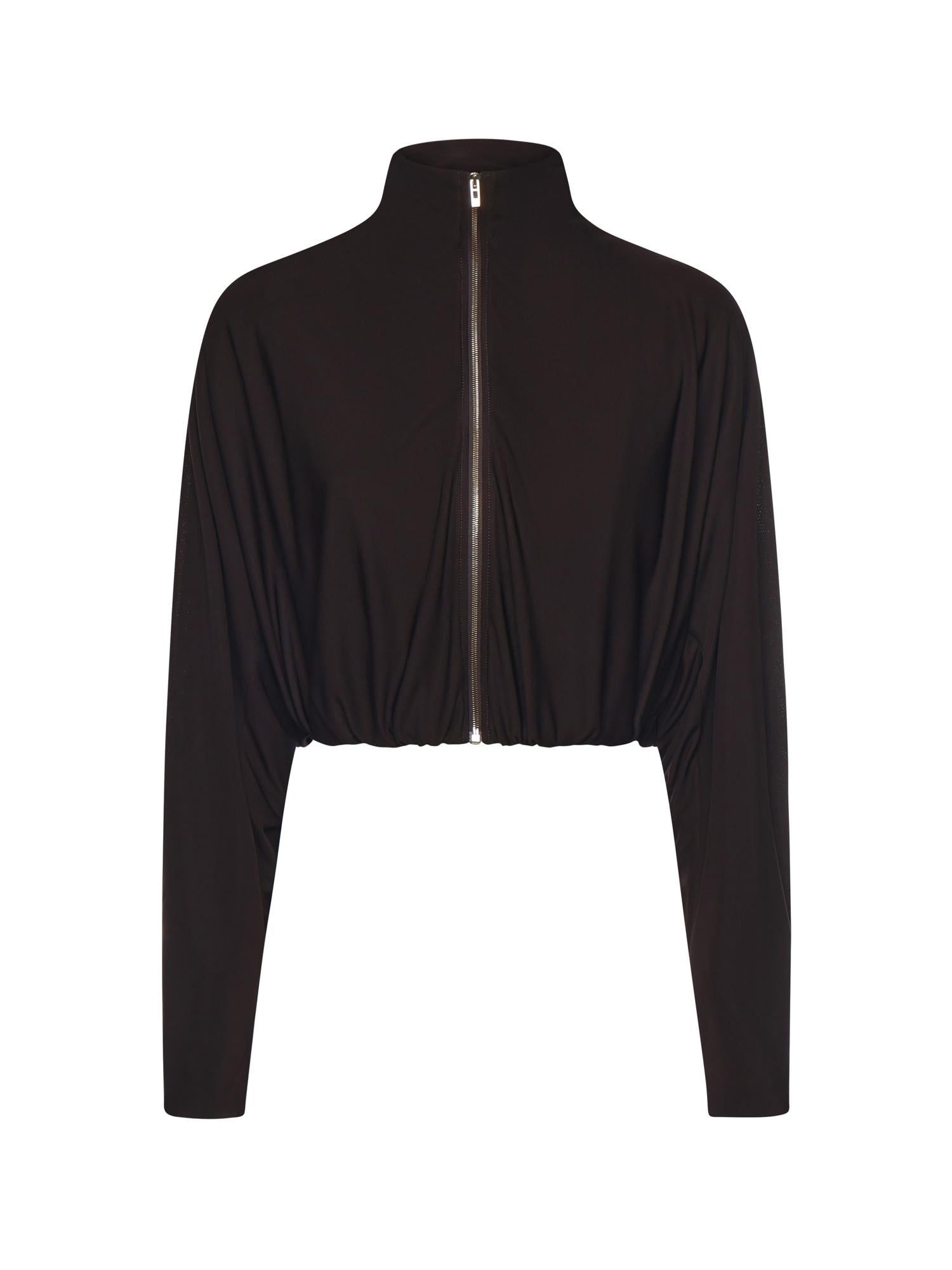 Giacca drappeggiata in jersey AA9V1238J077C 994 ALAIA 