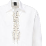 Camicia con applicazioni gioiello 104708 A2PJZ04 PINKO 