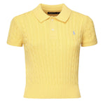 Polo cropped a trecce<BR/> 211972118 001 POLO RALPH LAUREN 