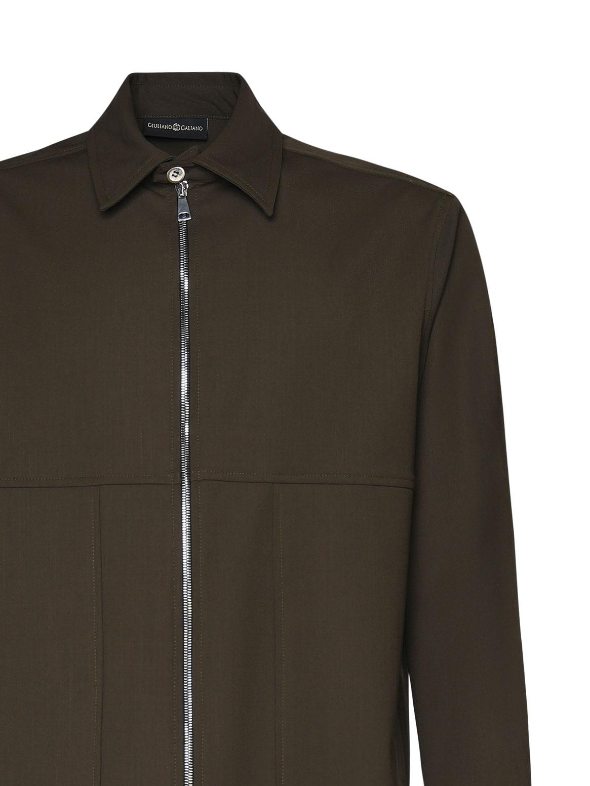 Camicia Magik con zip MAGIK VERDE GIULIANO GALIANO 