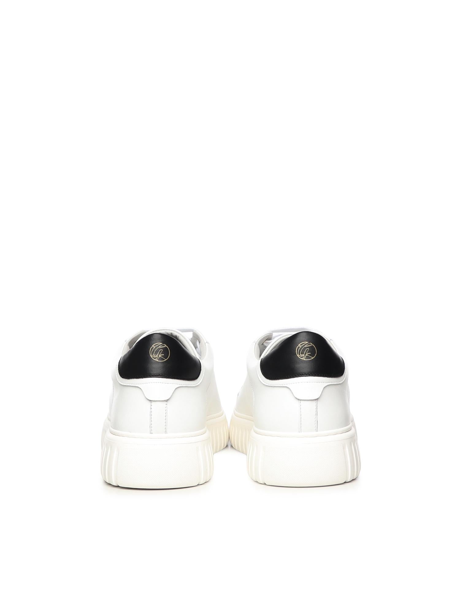 Sneakers Mars in pelle MARS NAPPAWHITE/BLACK GIULIANO GALIANO 