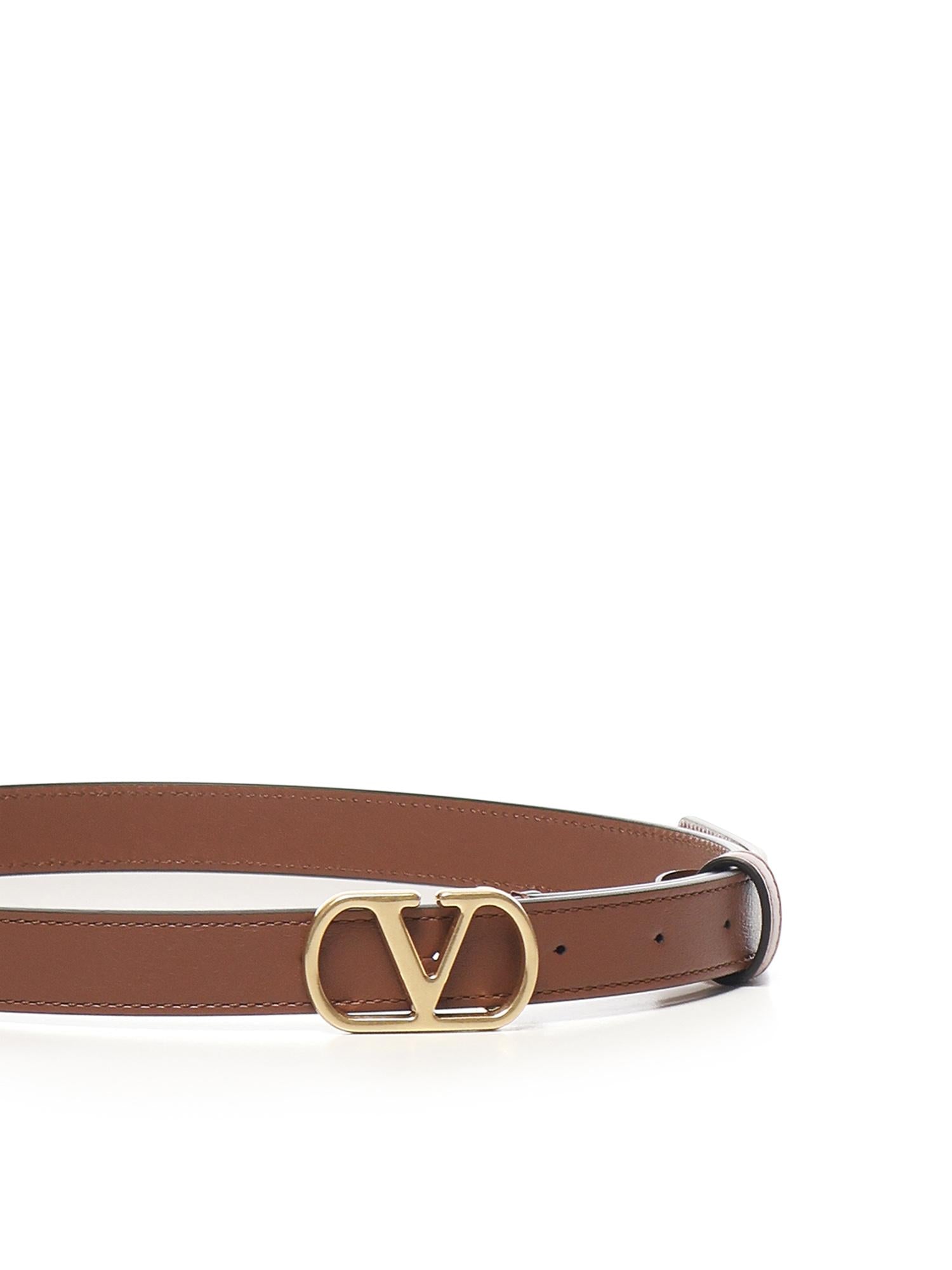 Cintura Vlogo Signature in pelle 7W2T0SM7 IYRWU2 VALENTINO GARAVANI 