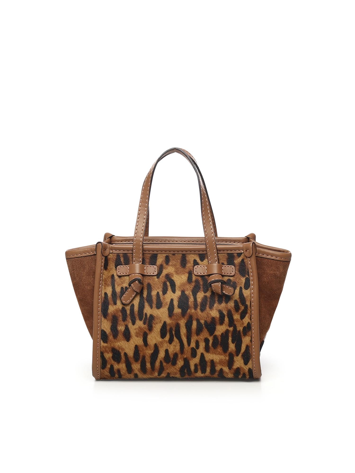 Mini bag Miss Marcella in pelle con stampa BS8065 064 GIANNI CHIARINI 
