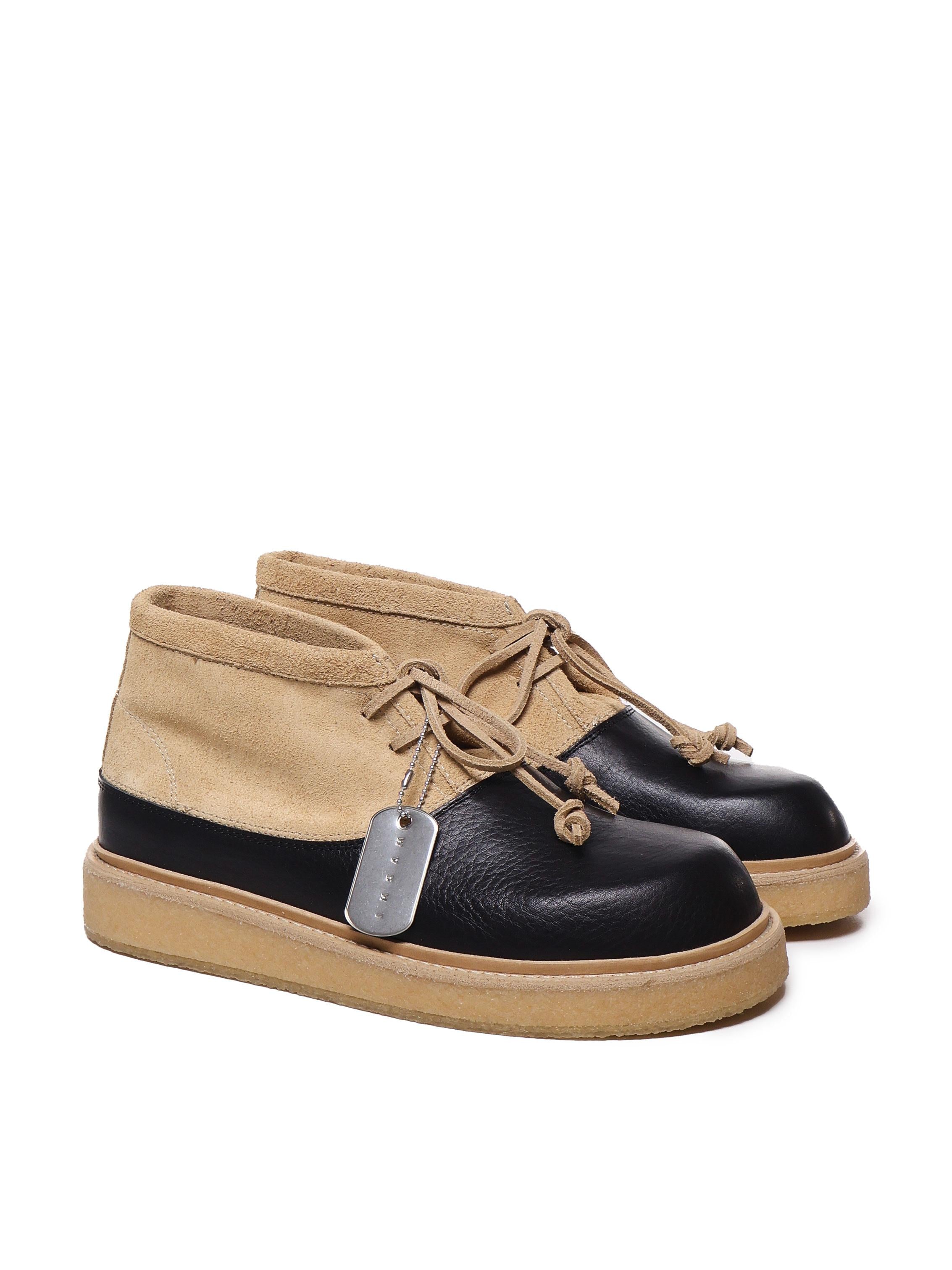 Tronchetto in pelle e suede TCMR006404 P7090ZO836 MARNI 