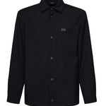 Giacca camicia in tela di lana NAM04500500UMA U808 FAY 