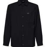Giacca camicia in tela di lana NAM04500500UMA U808 FAY 