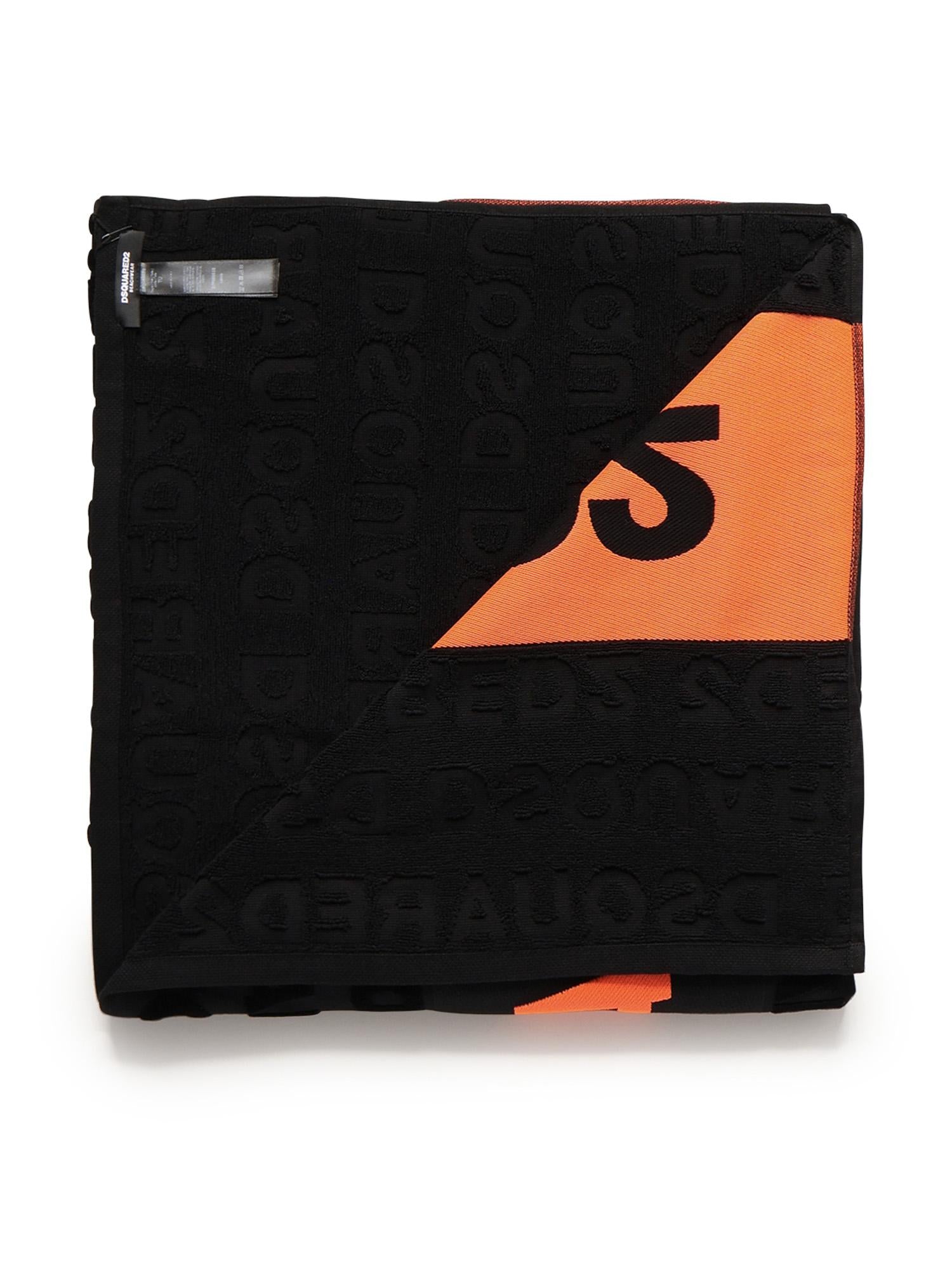 Telo mare in cotone con logo D7P006610 015 DSQUARED2 