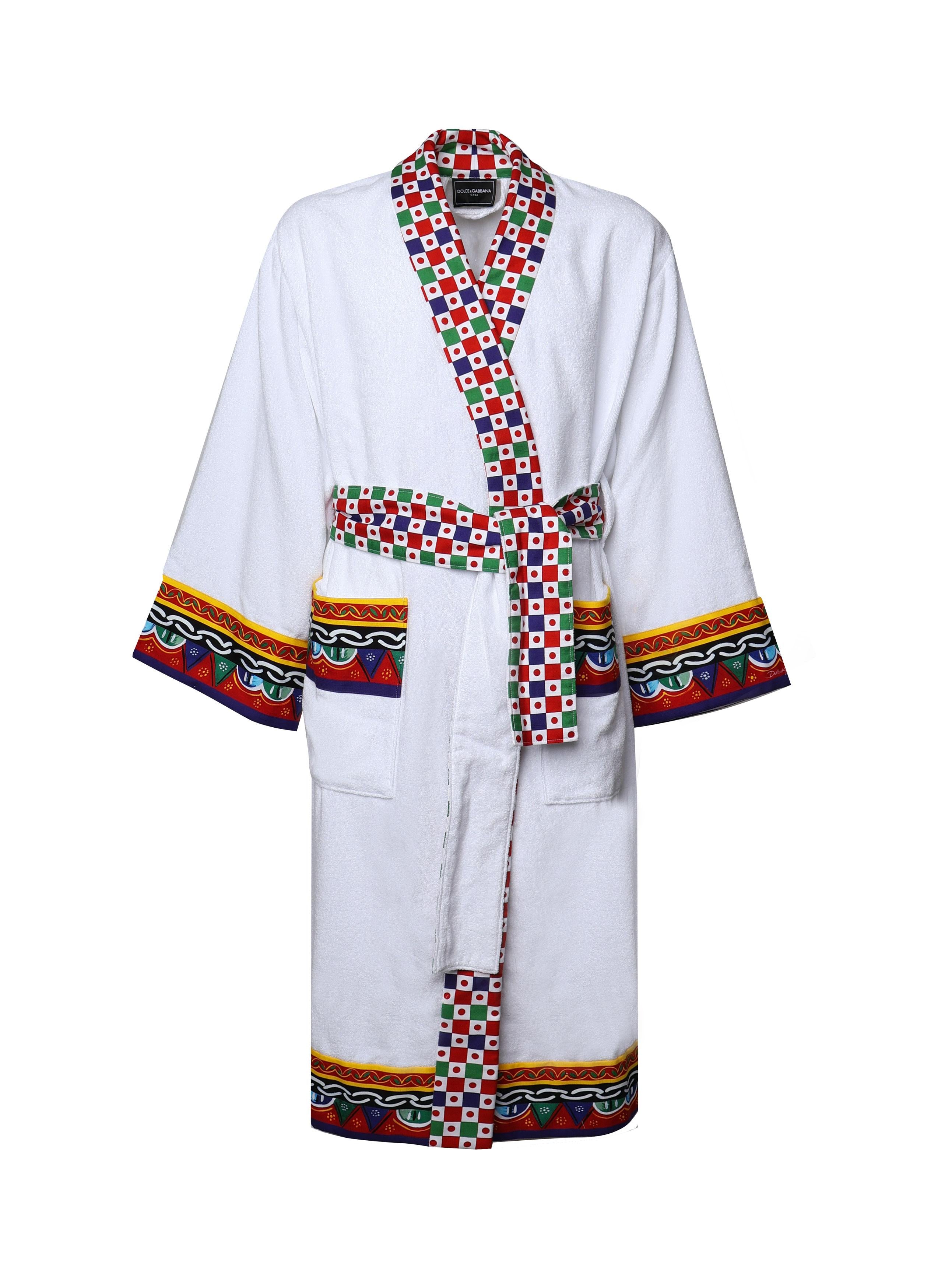 Accappatoio in cotone Carretto TCF010 TCAGNUC123 DOLCE & GABBANA HOME 