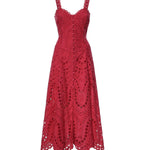 Abito midi Solace in cotone 263614 FUCHSIA CHARO RUIZ 