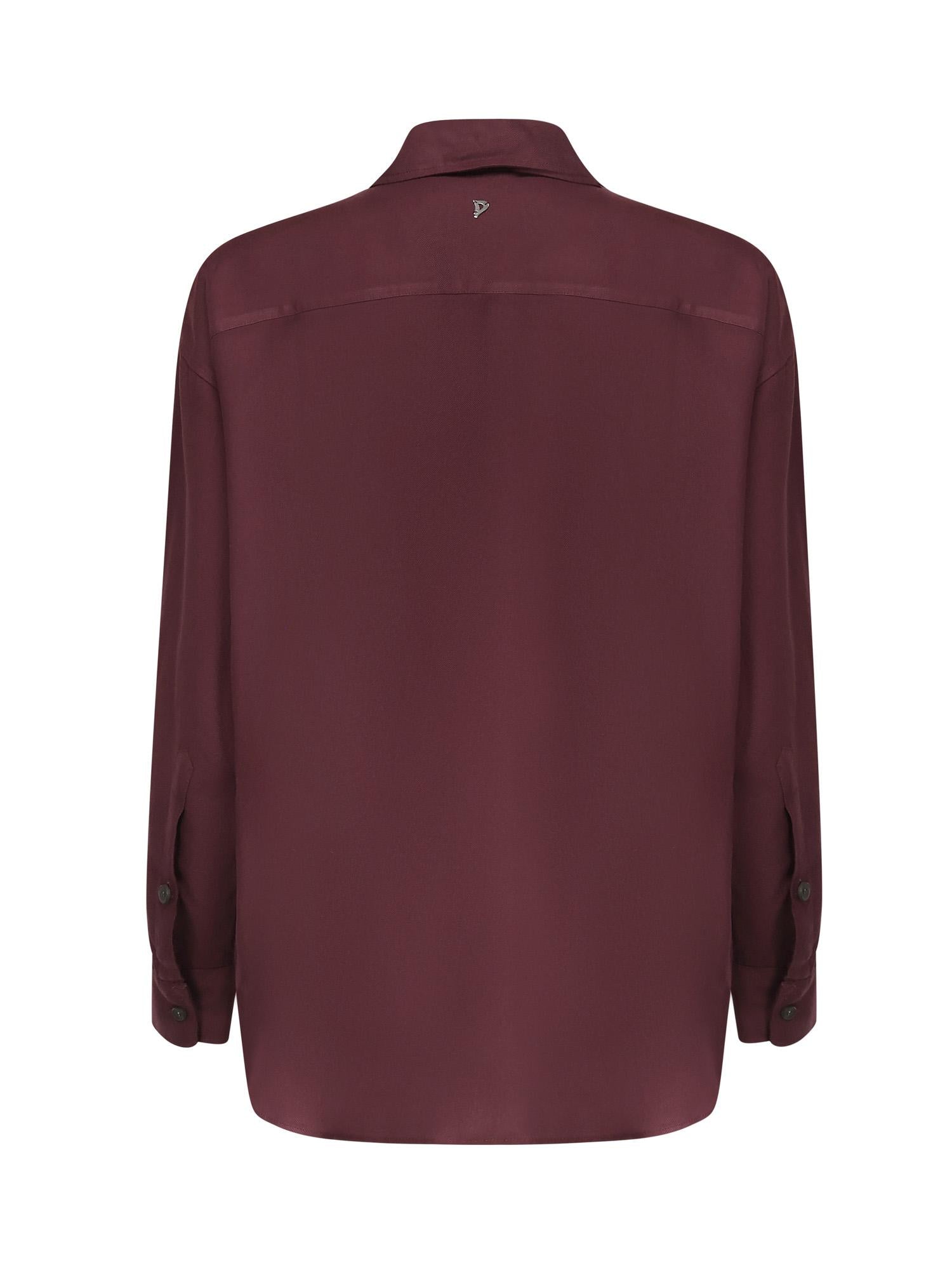 Camicia in levantina di viscosa DC375 IF0044D002O527 DONDUP 
