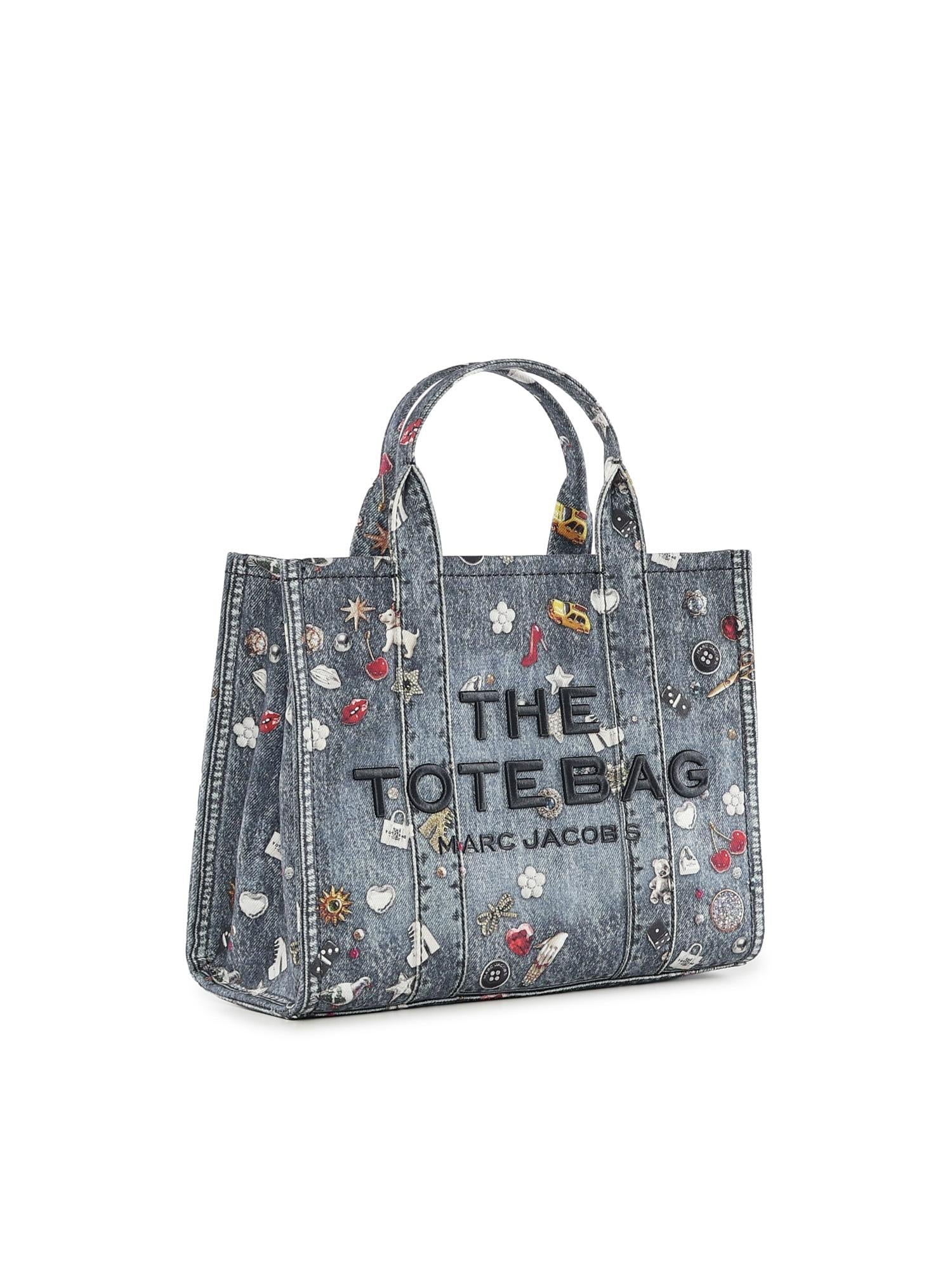 Borsa The Medium Tote con logo 2R5HTT018H02 454 MARC JACOBS 