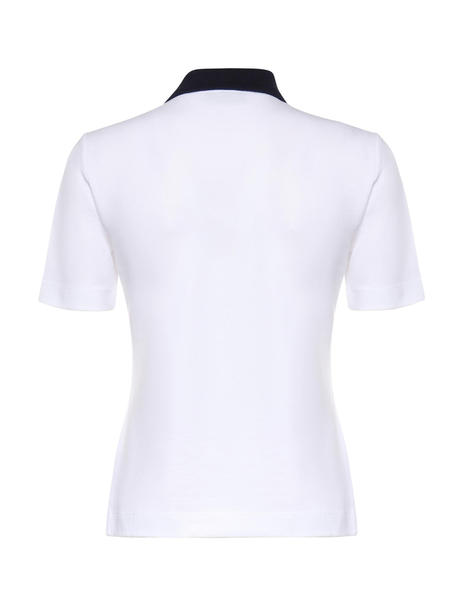 Polo in piquet stretch NPWB252650STDW B001 FAY 