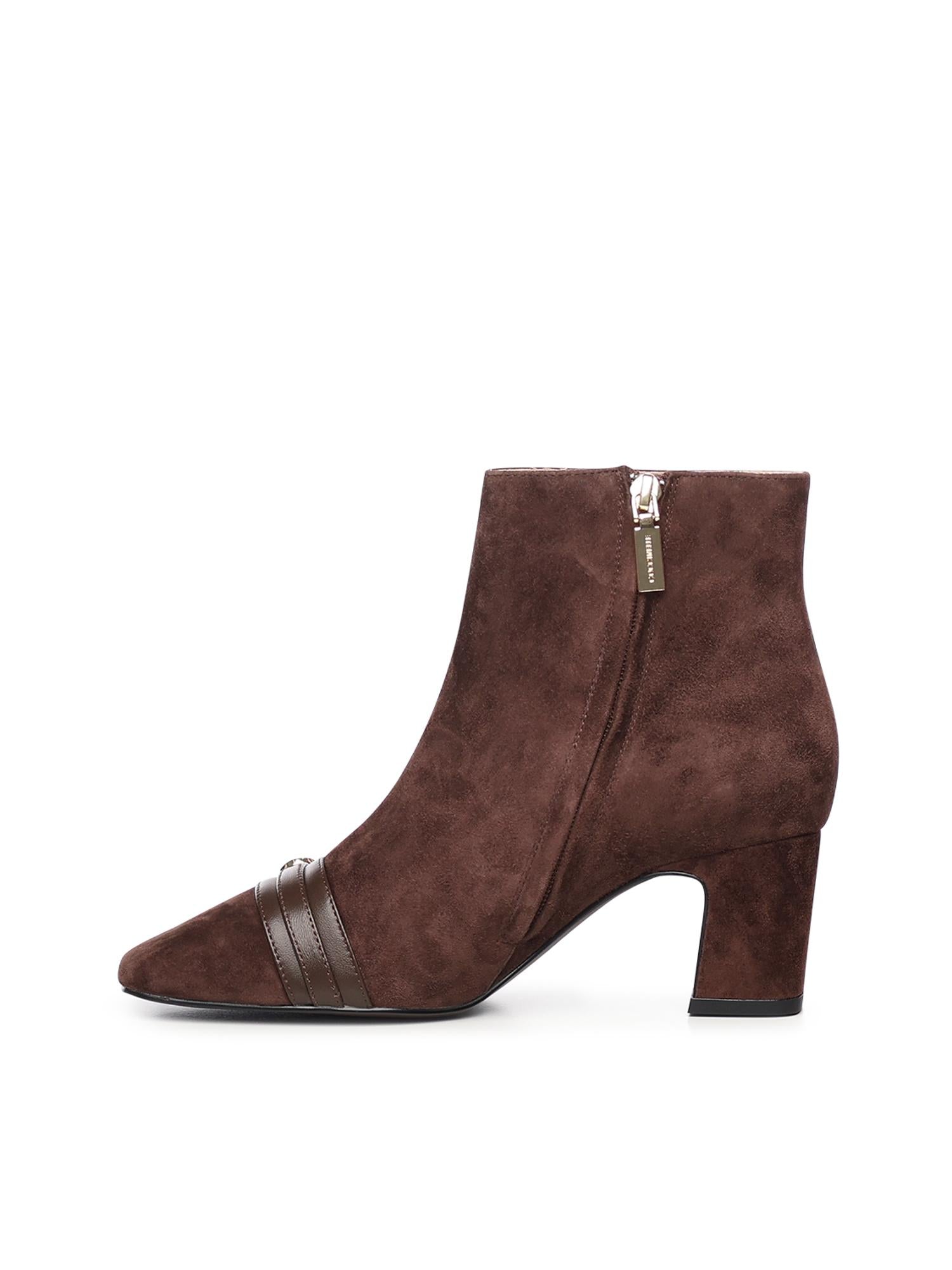 Stivaletti Nadja in suede E4TCG110101 W20 COCCINELLE 