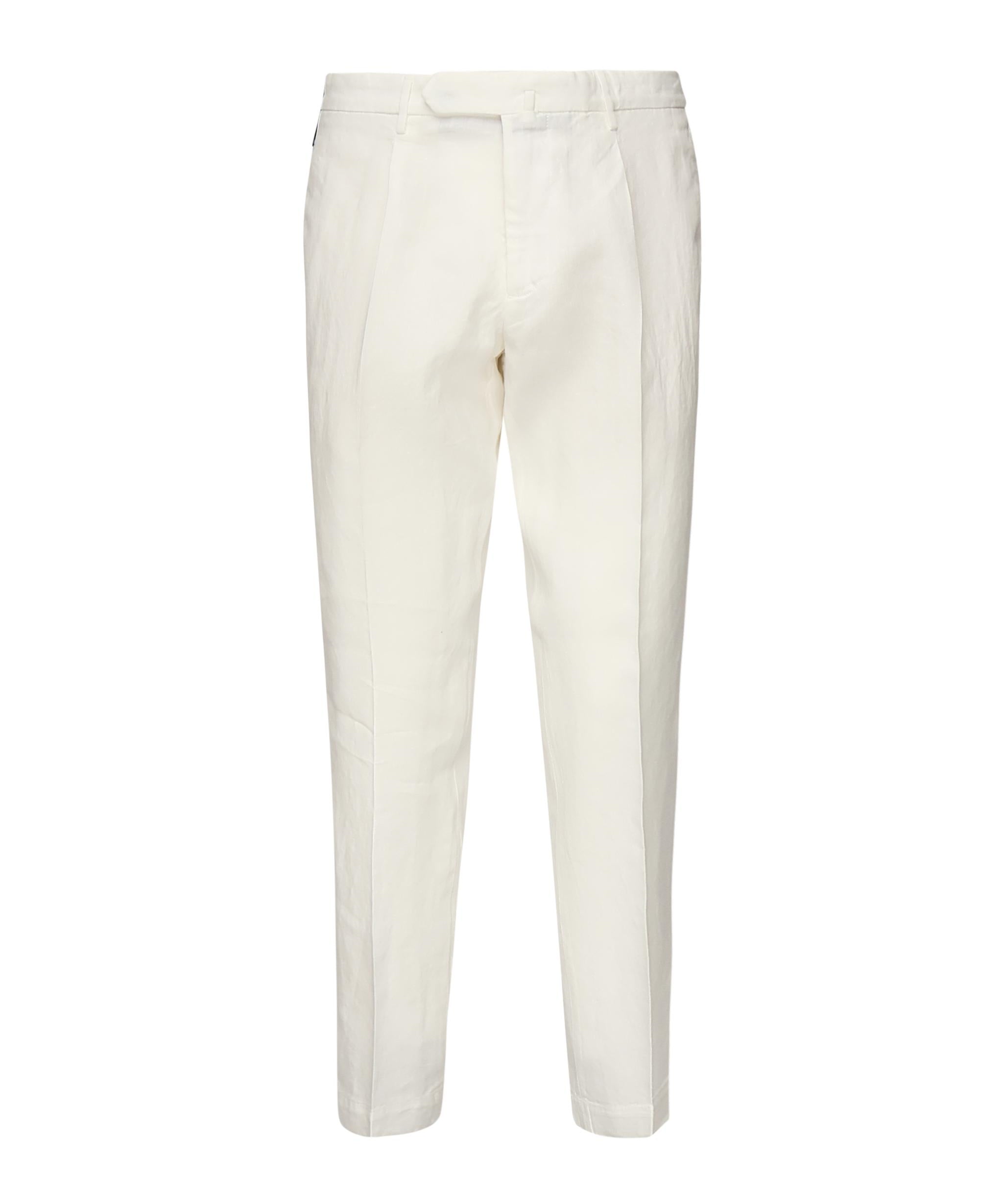 Pantaloni pince in lino ARECHIEVO6 TCR343401 SANTANIELLO 