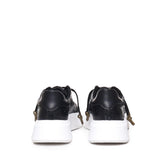 Sneakers Nemesis in nappa con stampa pitone NEMESIS2 PYTHONBLACK GIULIANO GALIANO 