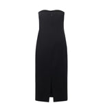 Abito tubino con ricamo di strass 79AAO416 N0356899 GENNY 