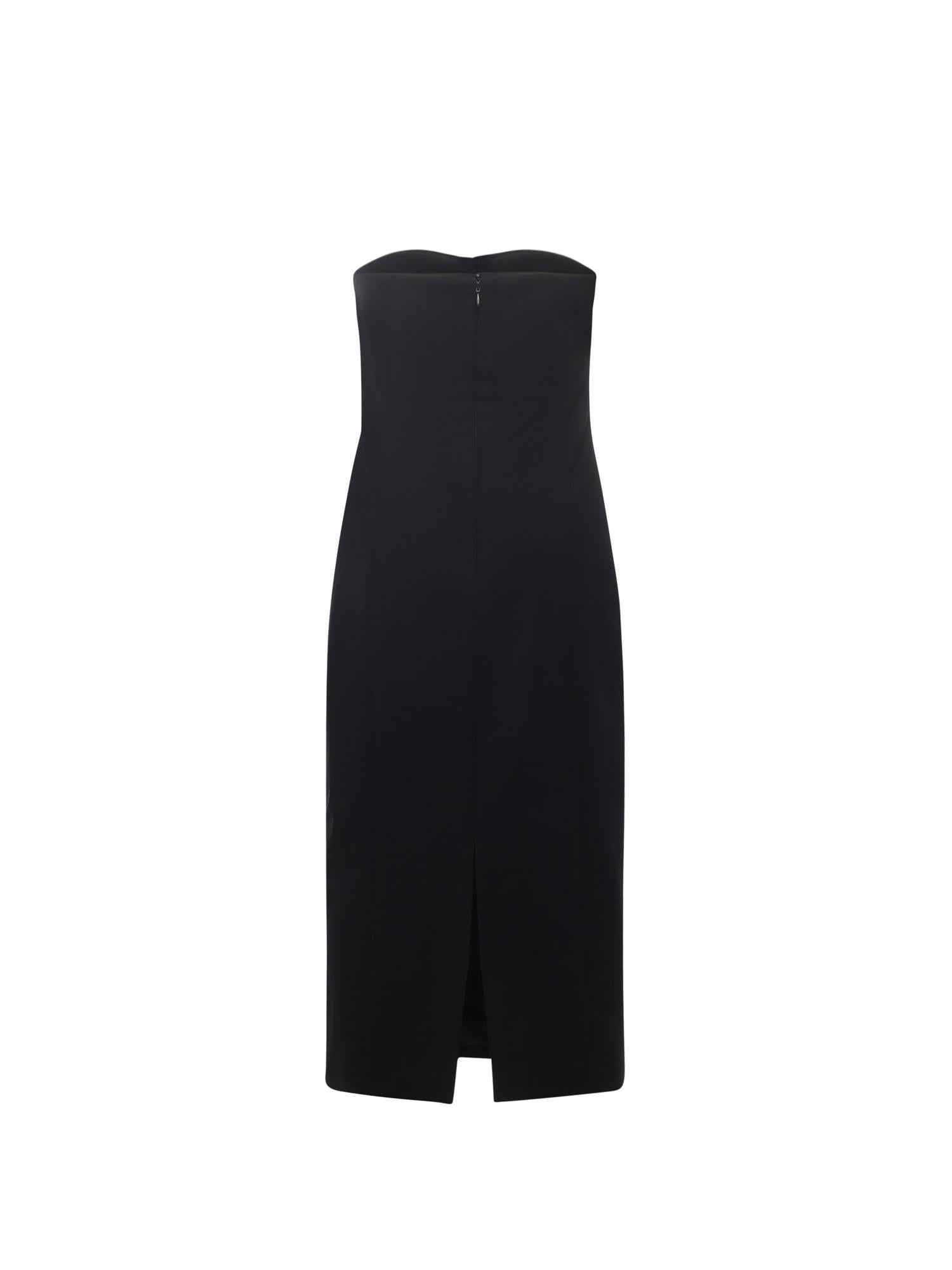 Abito tubino con ricamo di strass 79AAO416 N0356899 GENNY 