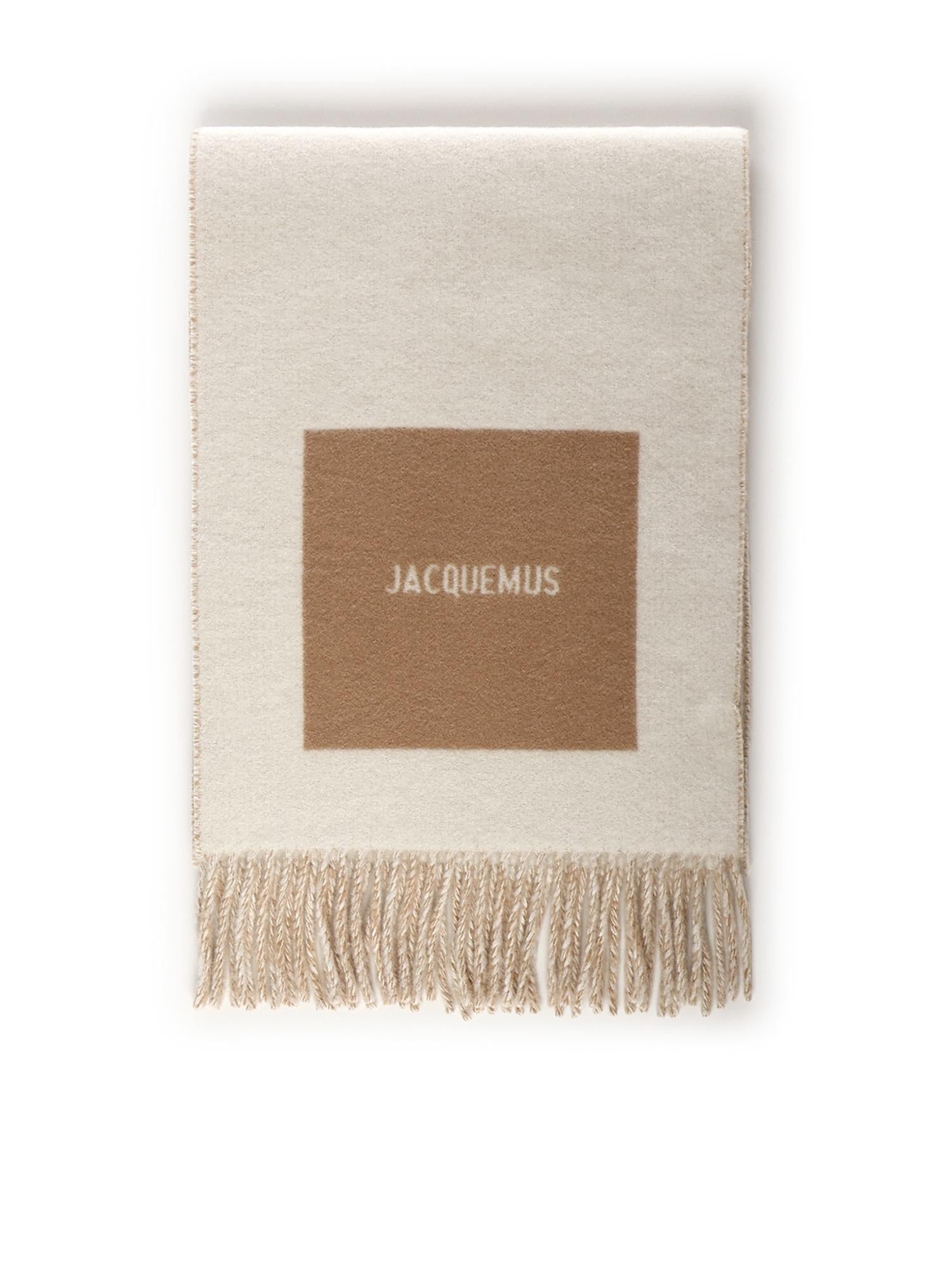 Sciarpa l'Echarpe Rond Carré in lana ACU00579AOT4044 015 JACQUEMUS 