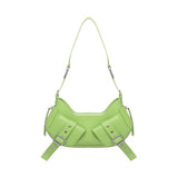 Borsa a spalla Y2K.001 FBBP70001 -VERDE/NIKEL BIASIA 