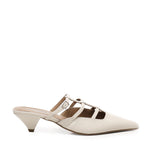 Sabot a listini in pelle di vitello A55182 STONE CARMENS 