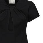 T-shirt cut-out COPJS158F5012 BLACK COPERNI 