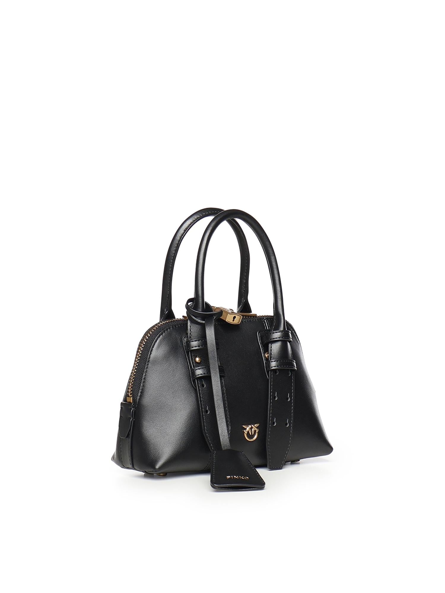 Borsa a mano Escape Bag in pelle 105333 A0QOZ99Q PINKO 