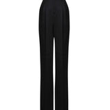 Pantaloni in sartin mireille 803599 Y013G1000 SAINT LAURENT 
