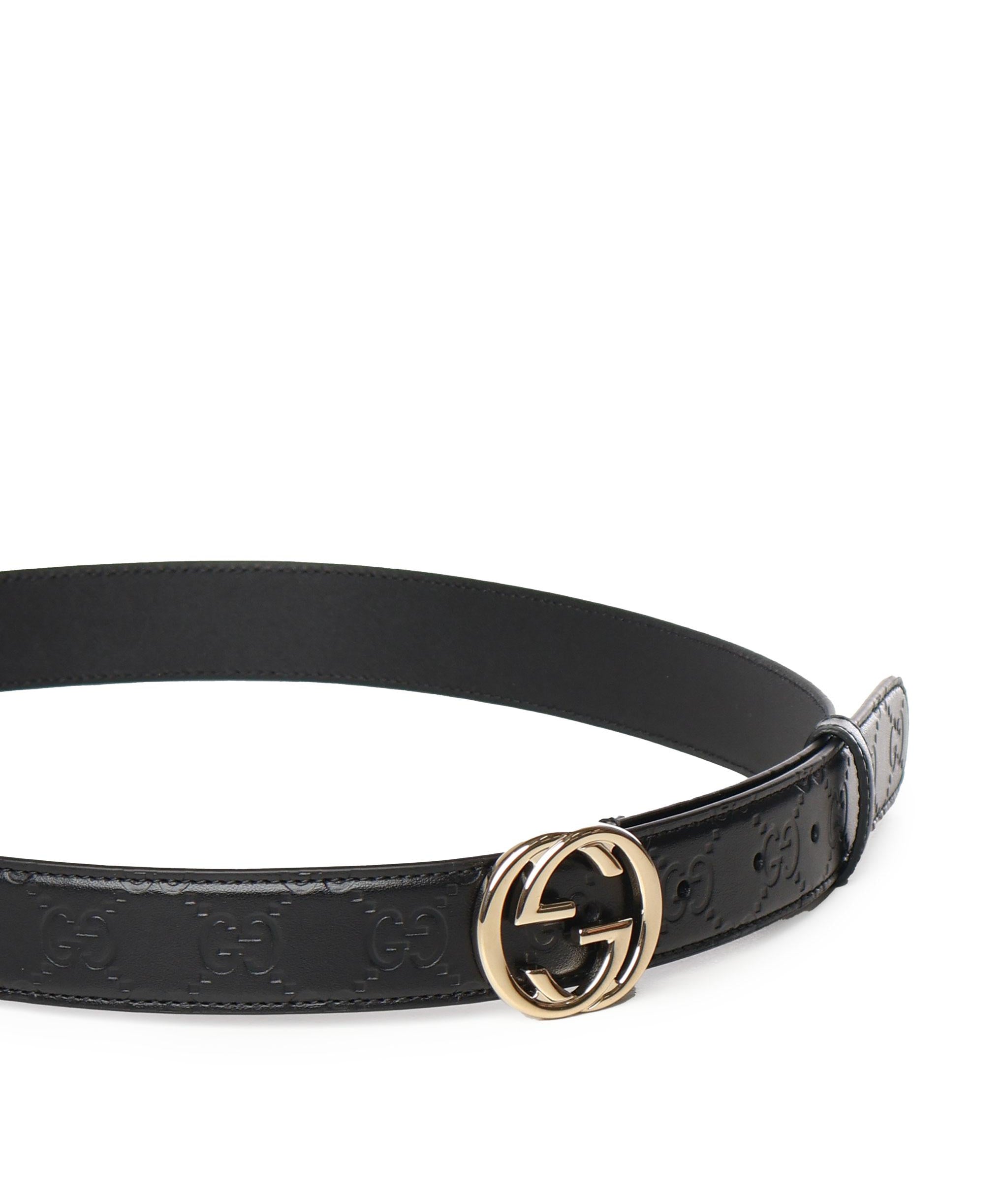 Cintura con fibbia Incrocio GG 813008 AAD5L1000 GUCCI 