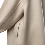 Cappotto asimmetrico in cashmere double face AA9M1207T500D 110 ALAIA 