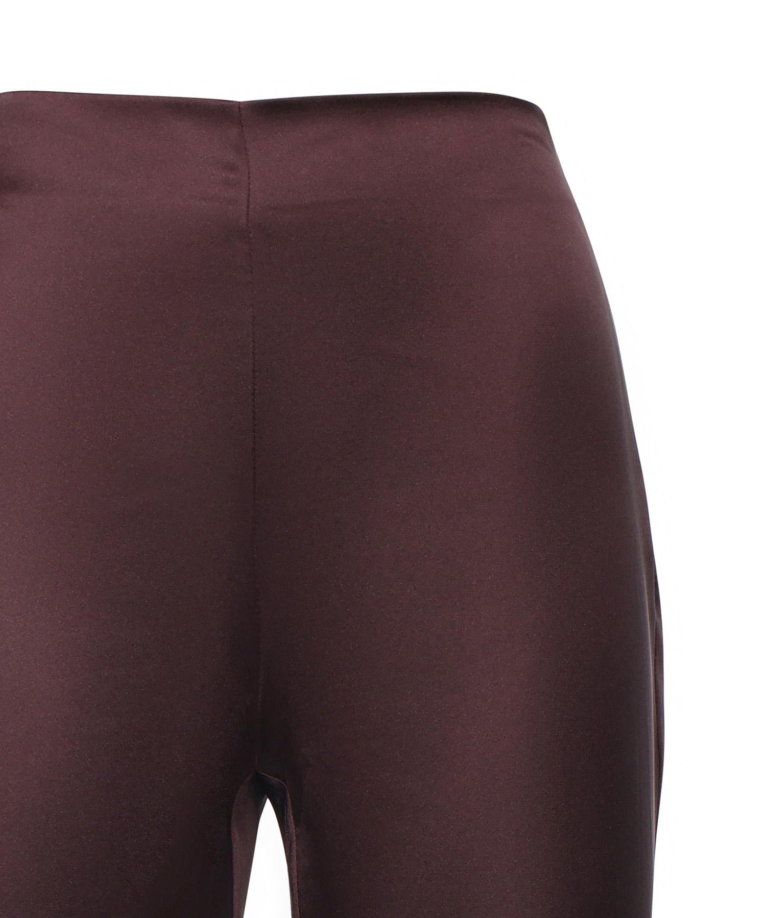 Pantaloni svasati in satin 106434 A361R57 PINKO 